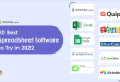 Spreadsheet Software