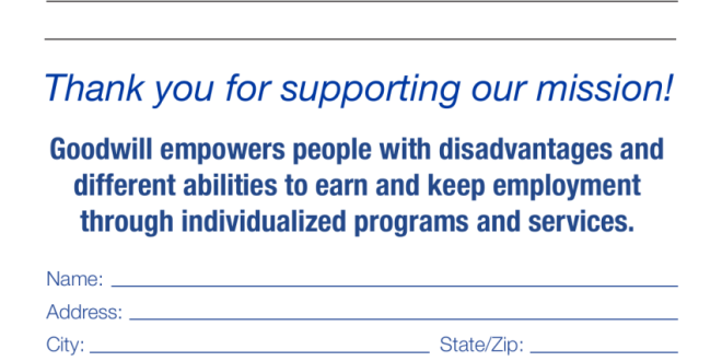 Understanding Goodwill Receipts: A Comprehensive Guide