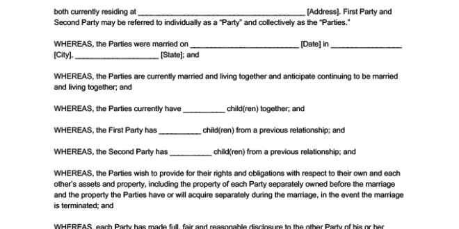 What is a Postnuptial Agreement?