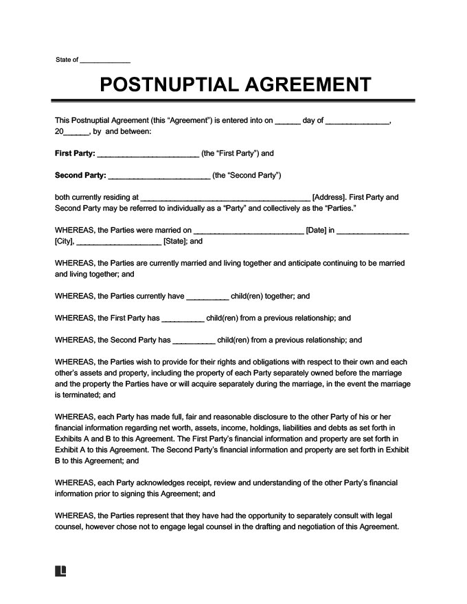 What is a Postnuptial Agreement?</