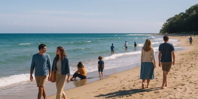 Beach visits improve mental health and well-being, offering 'sea therapy.'