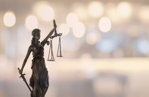 Businesses present robust justice technology to Government ministers.